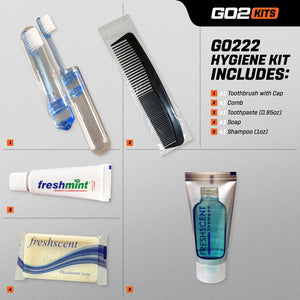 Go2 Kits Travel & Hygiene Toiletry Kit (GO22-1)