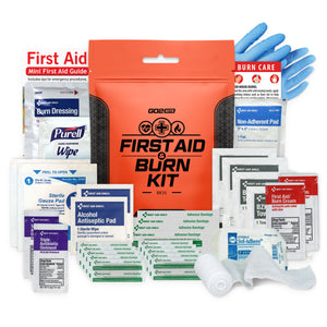 Go2Kits Advanced First Aid & Burn Kit, Portable First Aid Kit (BK35)