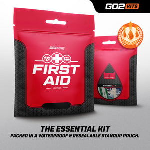 Go2 Kits First Aid Kit 2.0 USA Made 38 Piece Basic Plus (RX200)