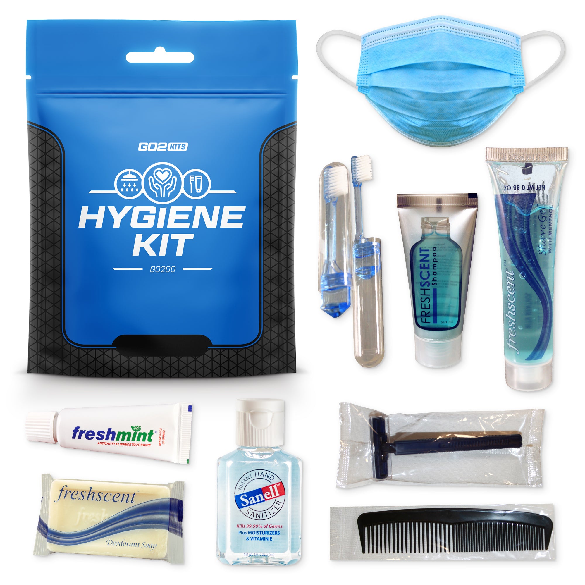 Go2 Kits Hygiene Toiletry Kit (GO200)