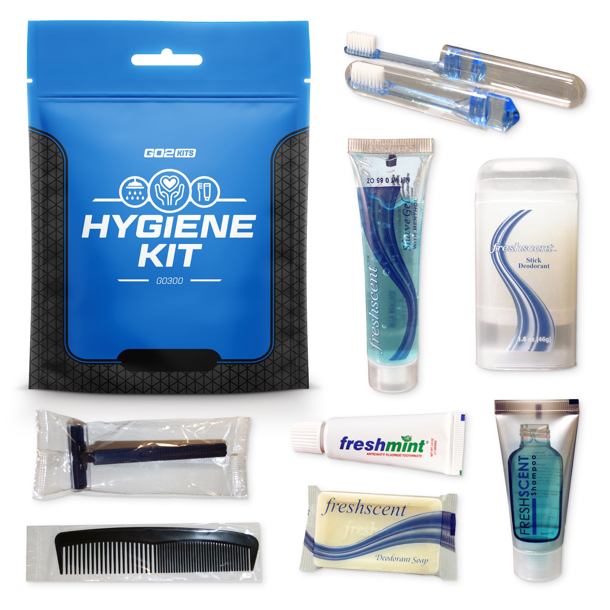 Go2 Kits Hygiene Toiletry Kit (GO300)