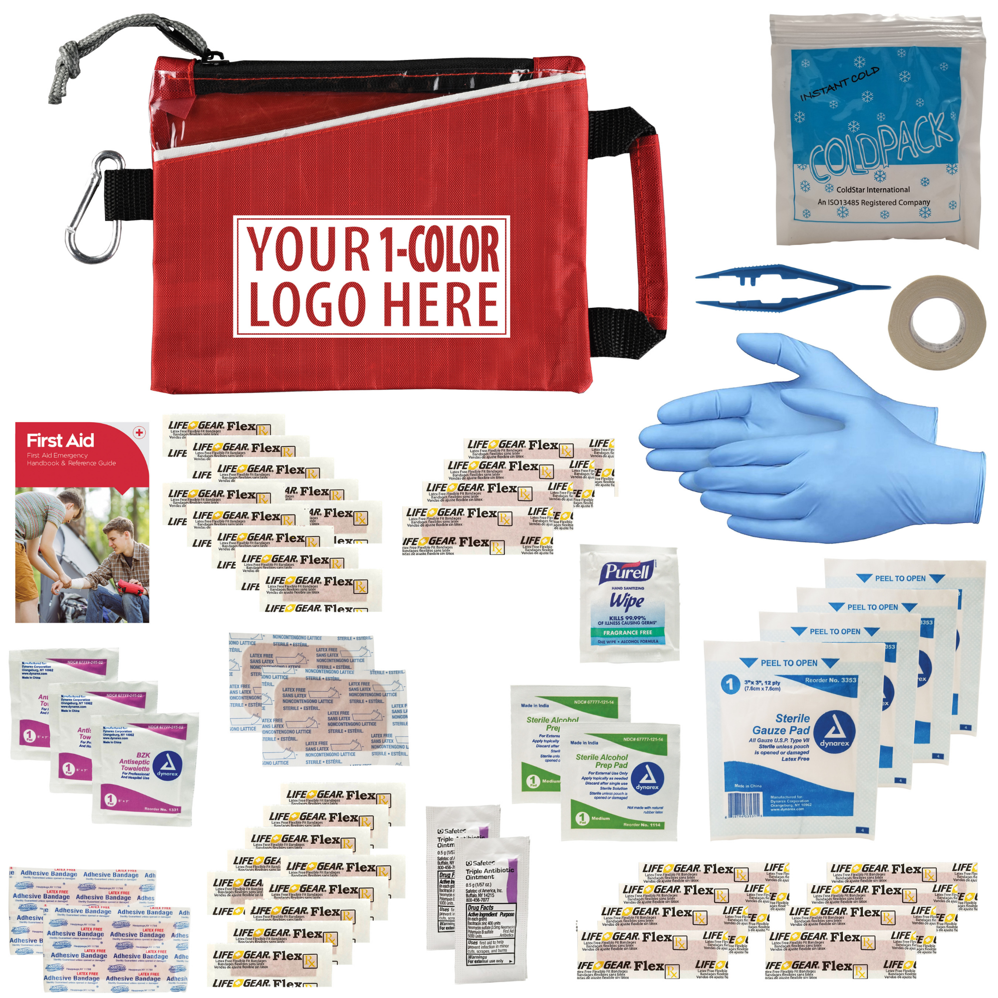 Go2 Kits RX500 First Aid Kit with Custom Logo