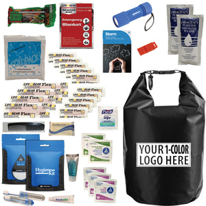 Go2 Kits Custom Emergency Preparedness Drybag Kit for Disaster Prep (DP850)