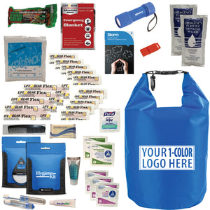 Go2 Kits Custom Emergency Preparedness Drybag Kit for Disaster Prep (DP850)