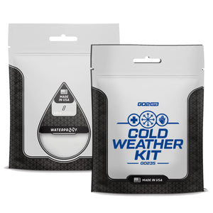 Go2 Kits Cold Weather Winter Kit for Homeless Charity Winter Hygiene Toiletry Kit with Hand Warmers, Space Blanket, Lip Balm & Other Personal Care Essentials (GO235)