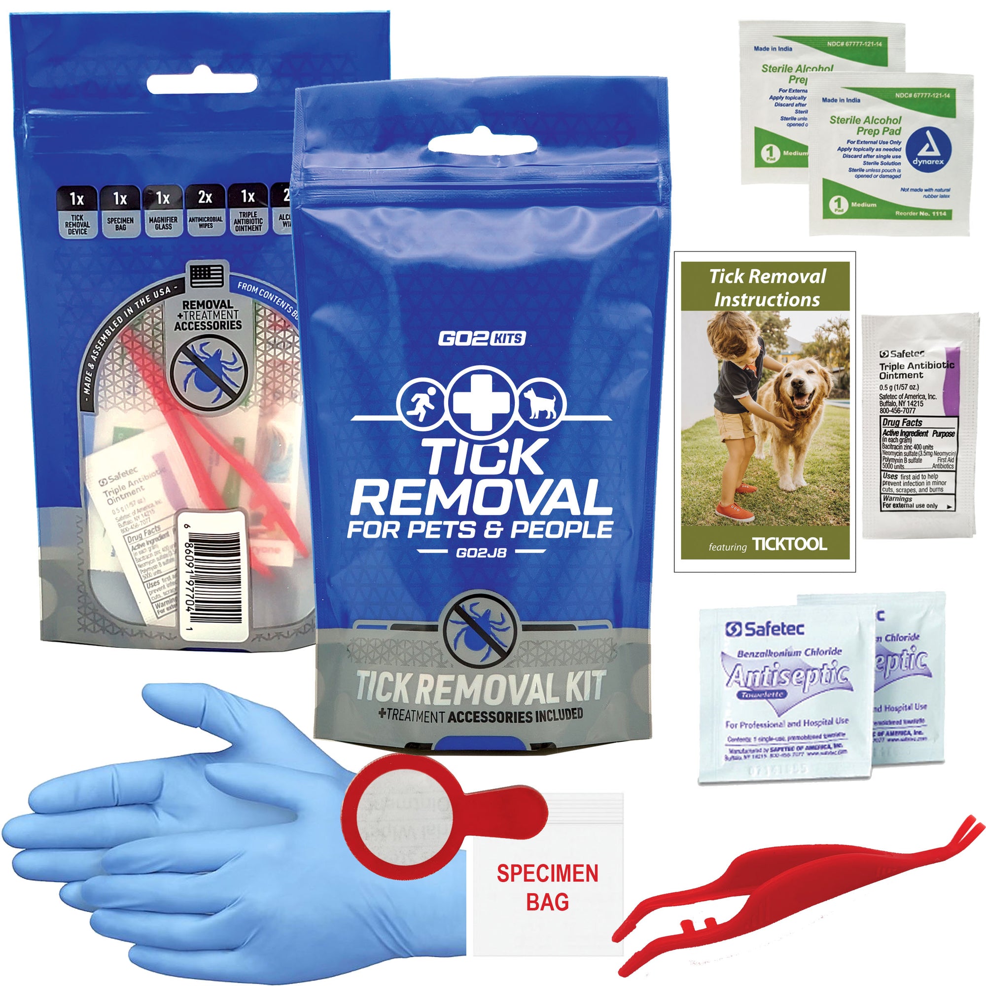 Tick Removal Kit for Pets & People (GO2J8)