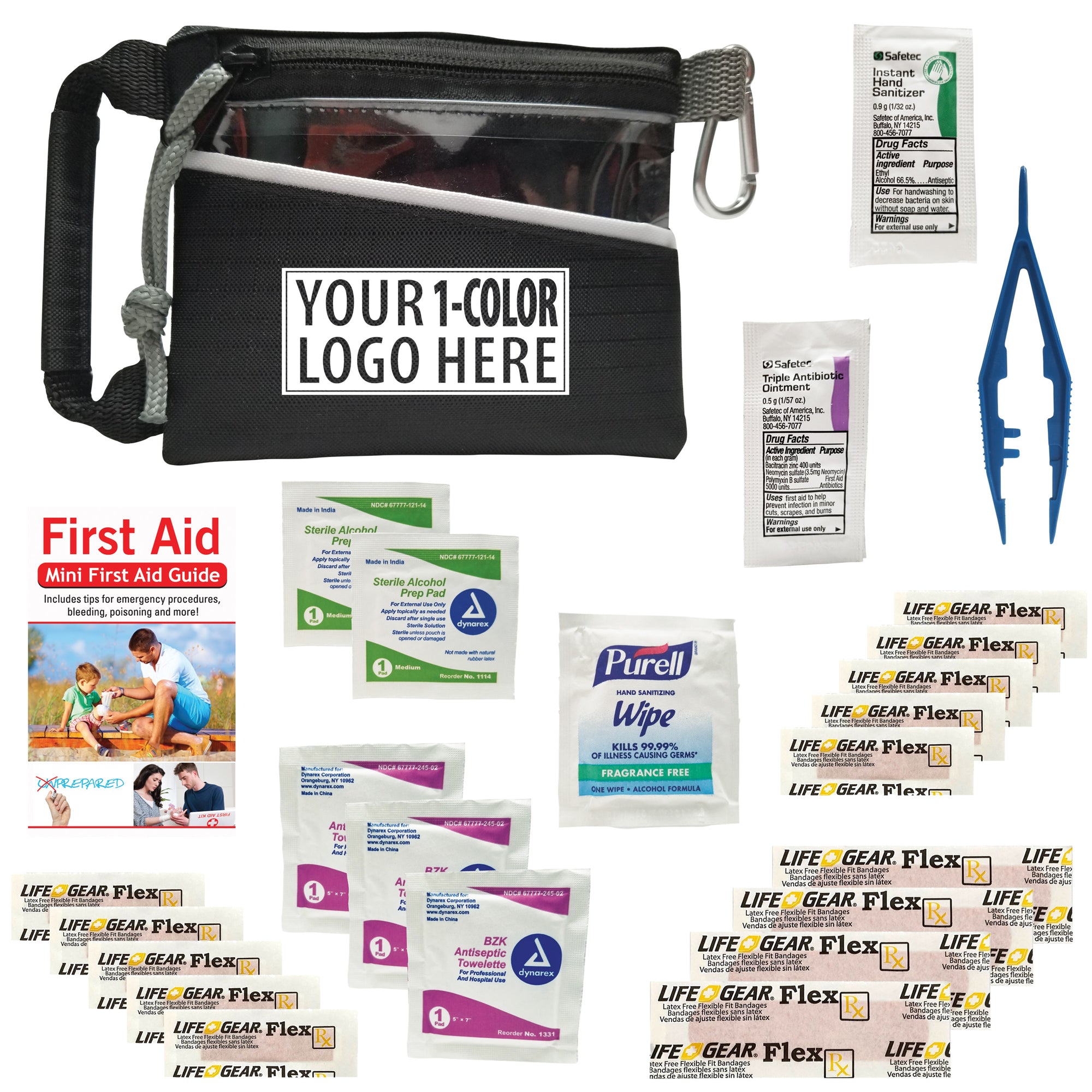 Go2 Kits RX225 First Aid Kit with Custom Logo