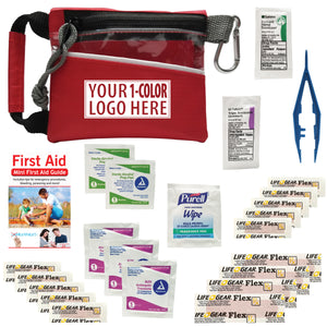 Go2 Kits RX225 First Aid Kit with Custom Logo